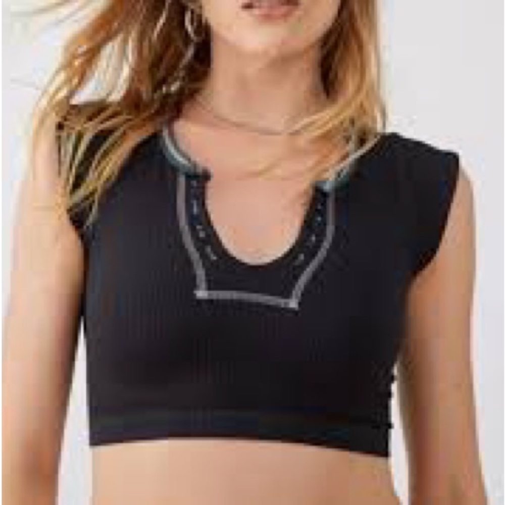Black Urban Outfitters Go For Gold Top